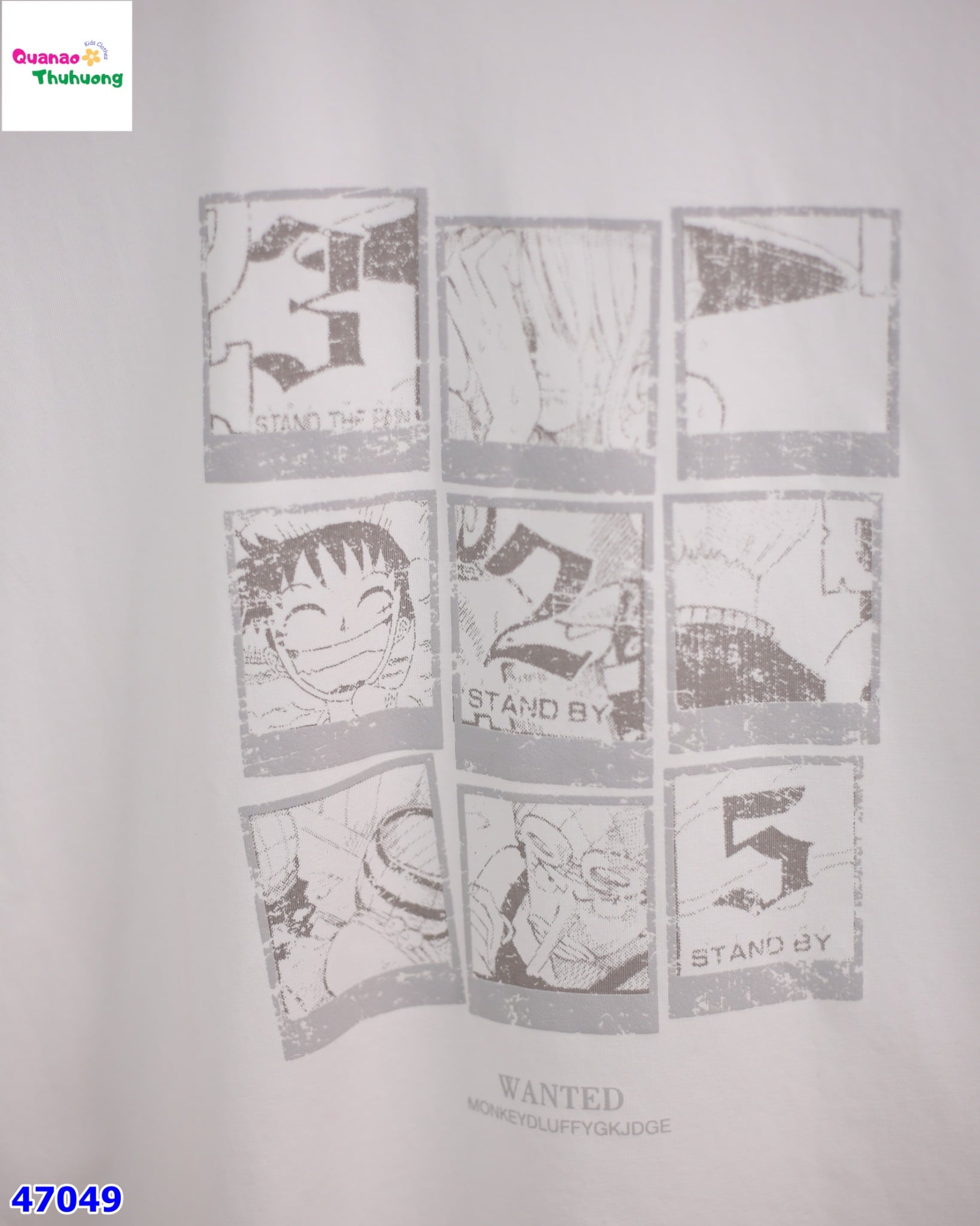 Áo Banbino trắng One Piece