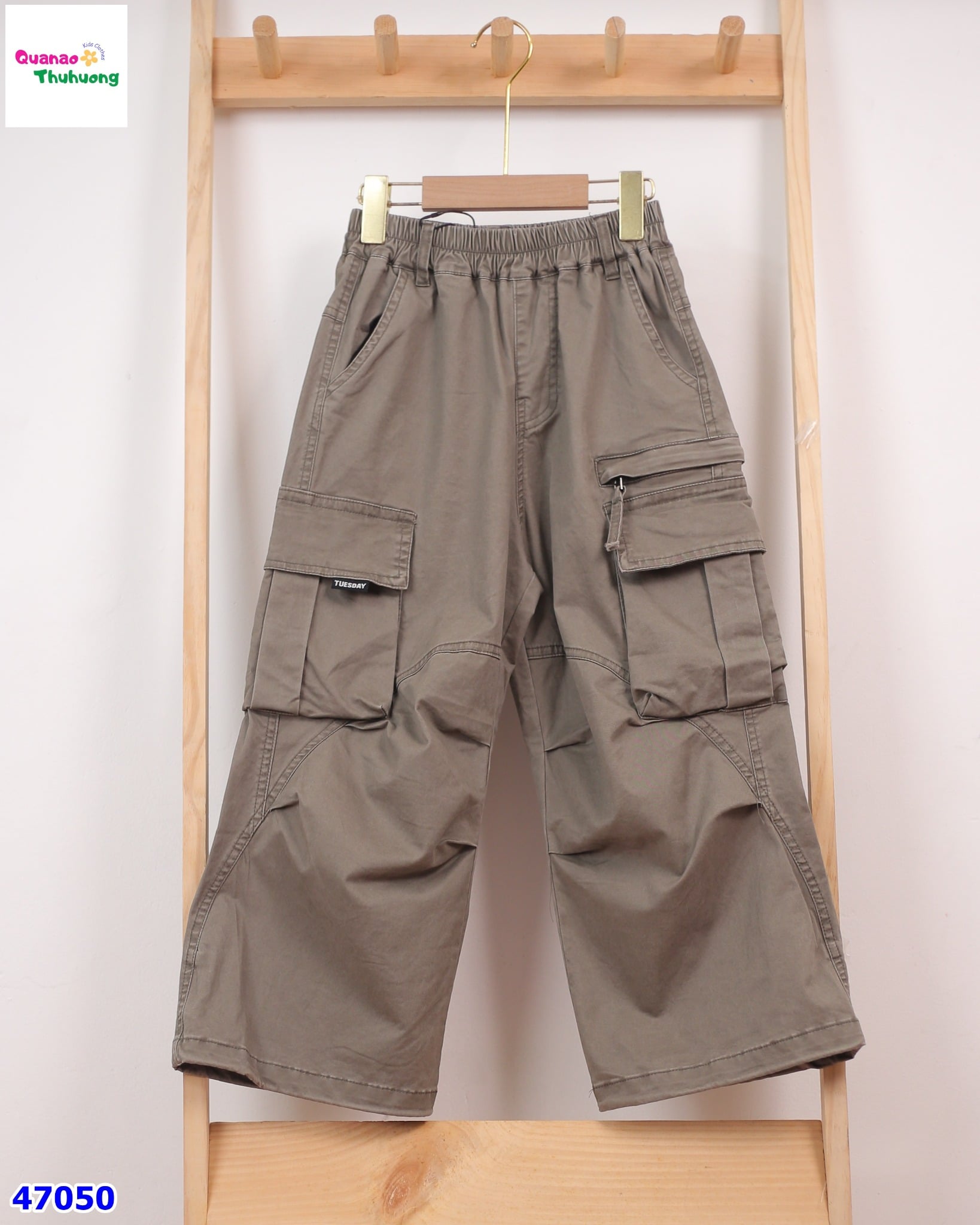 Quần túi hộp xanh YSBLKID