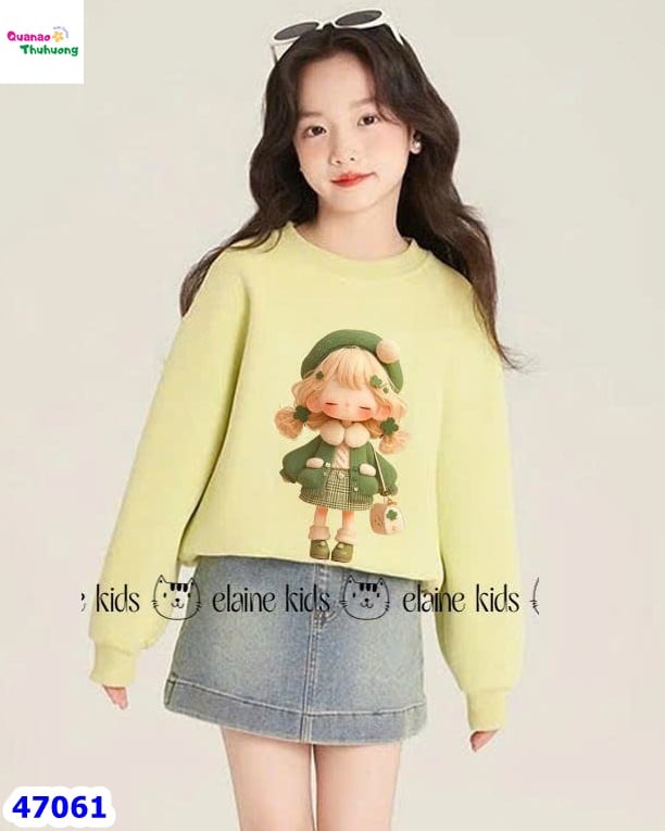 Set váy Elaine xanh cô gái