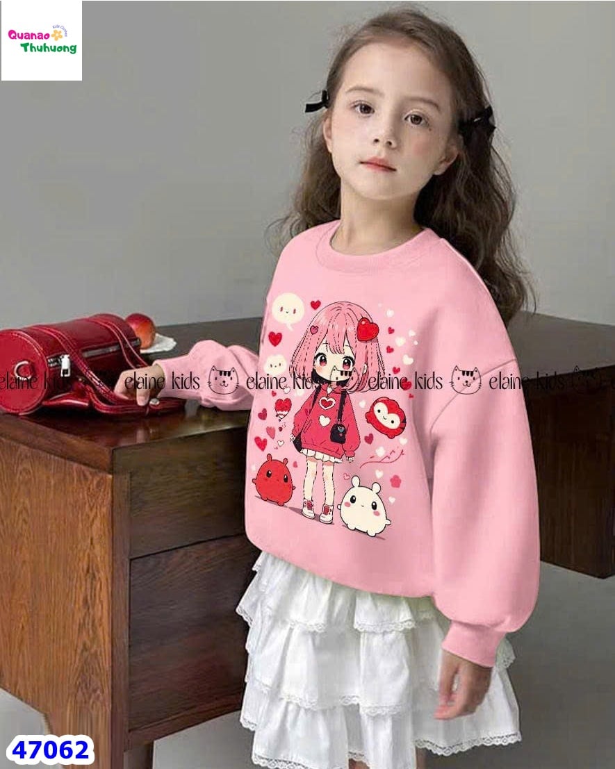 Set váy Elaine hồng cô gái