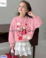 Set váy Elaine hồng cô gái