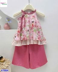 Set yếm MLS Hằng Nga - Màu hồng