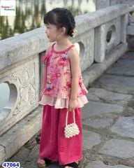 Set yếm MLS Hằng Nga - Màu hồng