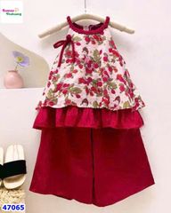 Set yếm MLS Hằng Nga - Màu đỏ