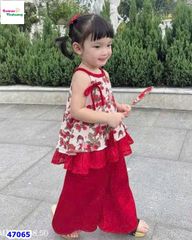 Set yếm MLS Hằng Nga - Màu đỏ