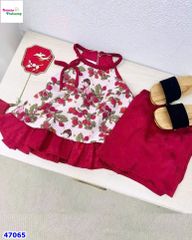 Set yếm MLS Hằng Nga - Màu đỏ