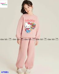 Set dài Elaine hồng Hello Kitty