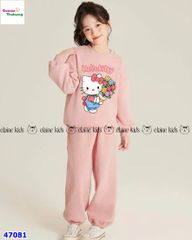 Set dài Elaine hồng Hello Kitty