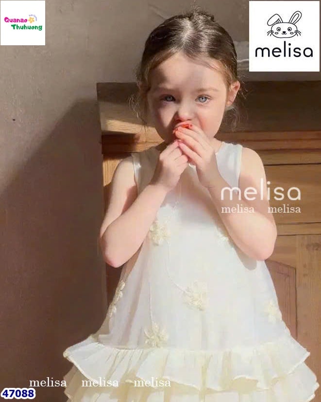 Đầm MLS kem váy 3 tầng