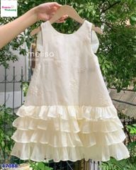 Đầm MLS kem váy 3 tầng