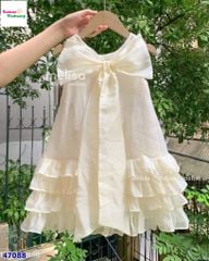 Đầm MLS kem váy 3 tầng