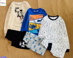 Bộ dài HuniKids xanh cá mập