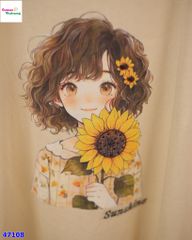 Áo thun vàng hoa hướng dương