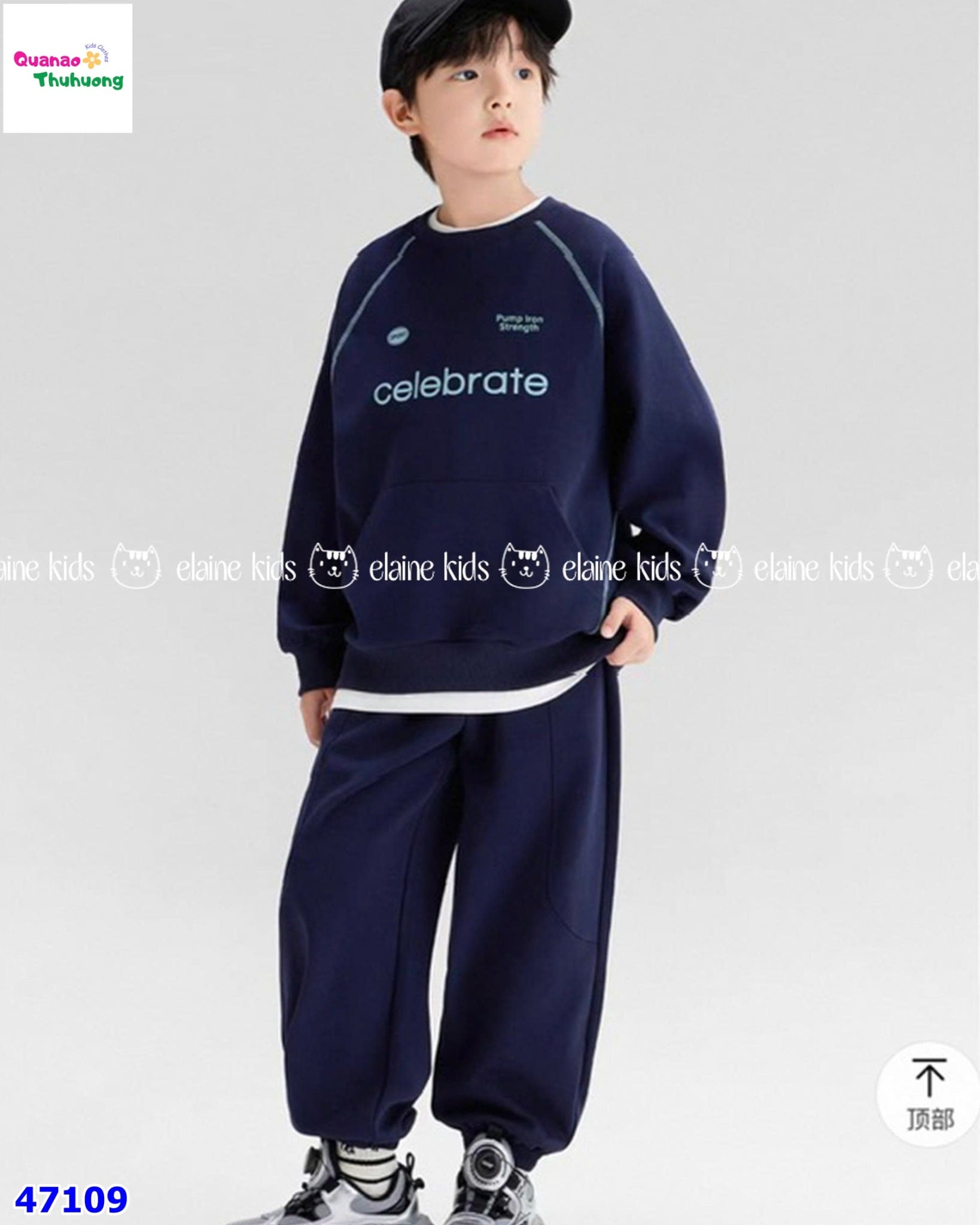 Set dài Elaine xanh đen Celebrate