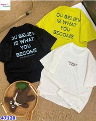 Áo Banbino trắng You believe