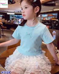 Set váy MiaKid xanh nơ