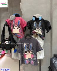 Áo thun thỏ hồng