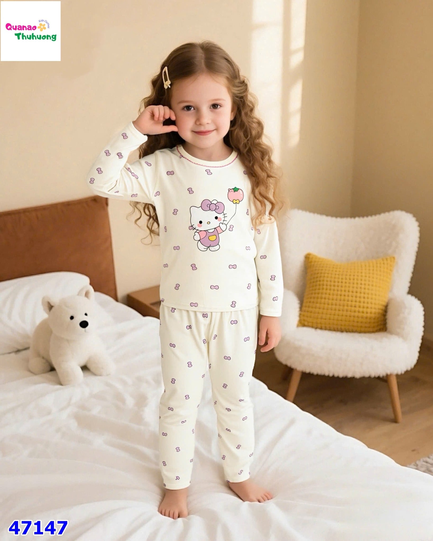 Bộ dài Ball kem HelloKitty