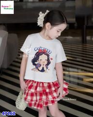 Set váy J&J trắng bạch tuyết