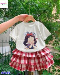 Set váy J&J trắng bạch tuyết