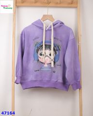 Hoodie tím cô gái