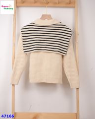 Áo len kem kèm khăn