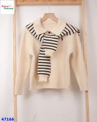 Áo len kem kèm khăn