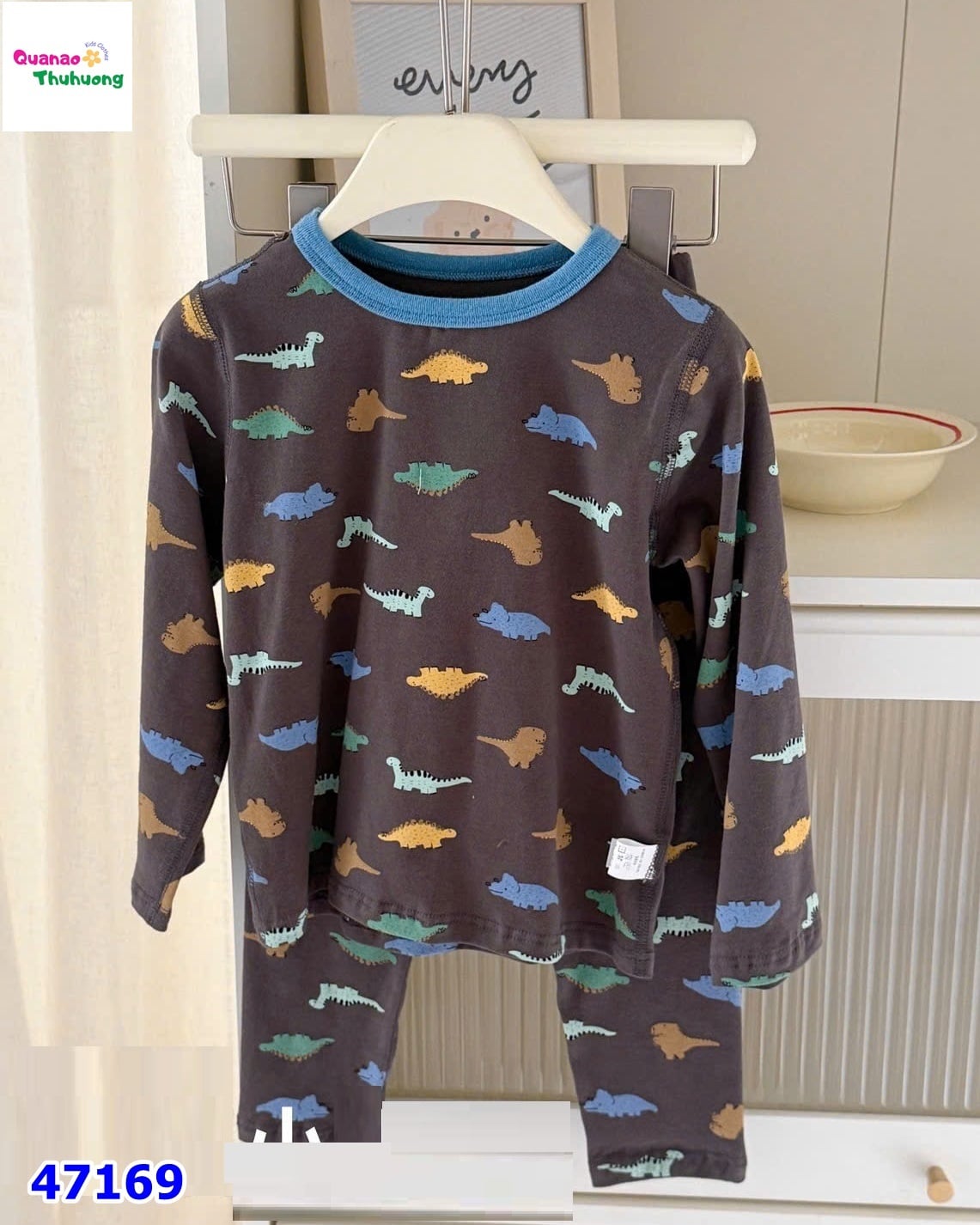 Bộ Honey xanh đen khủng long