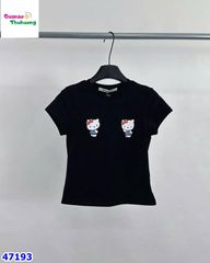 Áo thun đen Hello kitty