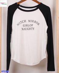 Áo thun Yoyo trắng tay đen