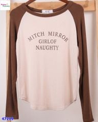 Áo thun Yoyo kem tay nâu