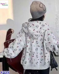 Áo khoác xám Hello Kitty