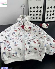 Áo khoác xám Hello Kitty