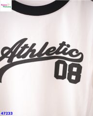 Áo kem viền đen 08