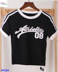 Áo đen viền trắng 08