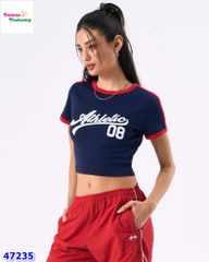 Áo xanh viền đỏ 08