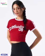 Áo đỏ vièn trắng 08