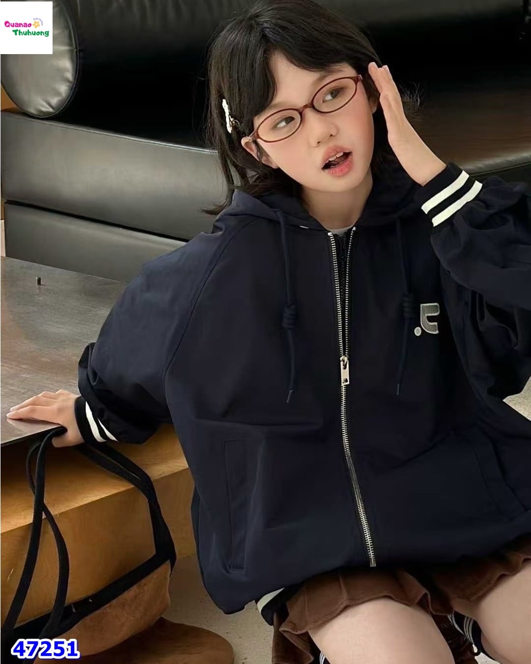 Áo khoác dù BYSH xanh navy