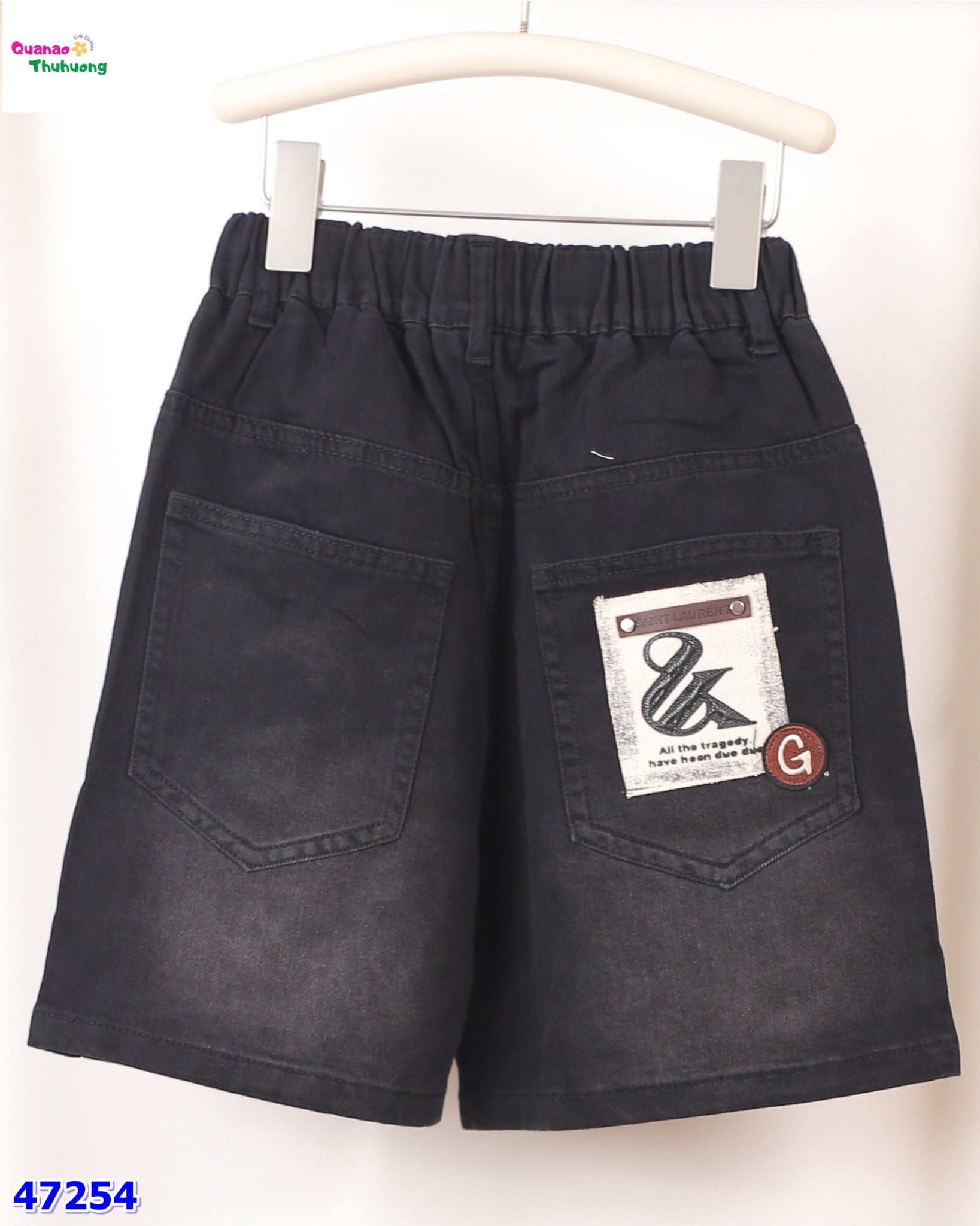 Short Jean Bantang đen