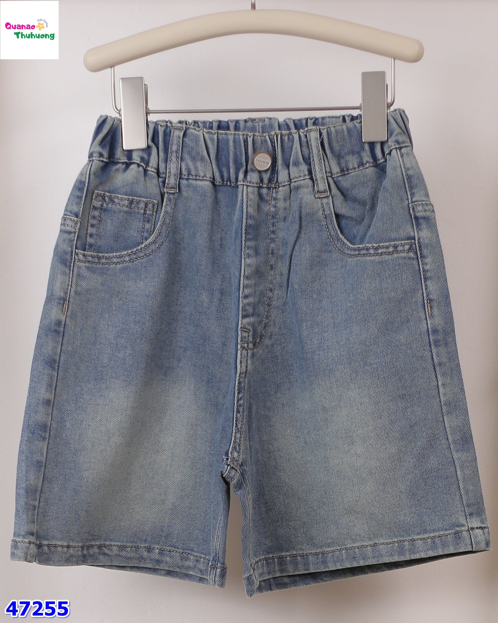 Short Jean Bantang xanh