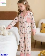 Pyjama Ball hồng gấu Happy