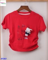 Áo Chaoboy đỏ Hello Kitty bông