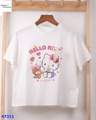 Áo thun trắng Kitty So Yummy
