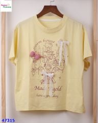 Áo thun vàng Hello Kitty DreamHouse