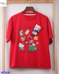 Áo thun đỏ Hello Kitty Deliciou