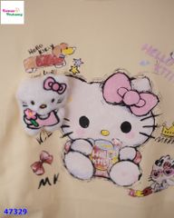 Áo Chaoboy vàng Kitty bông