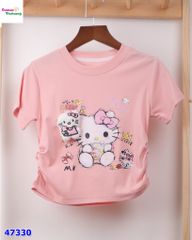 Áo Chaoboy hồng Kitty bông