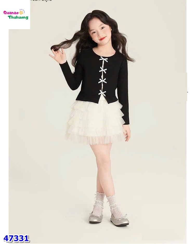 Set ChoHee đen đính nơ