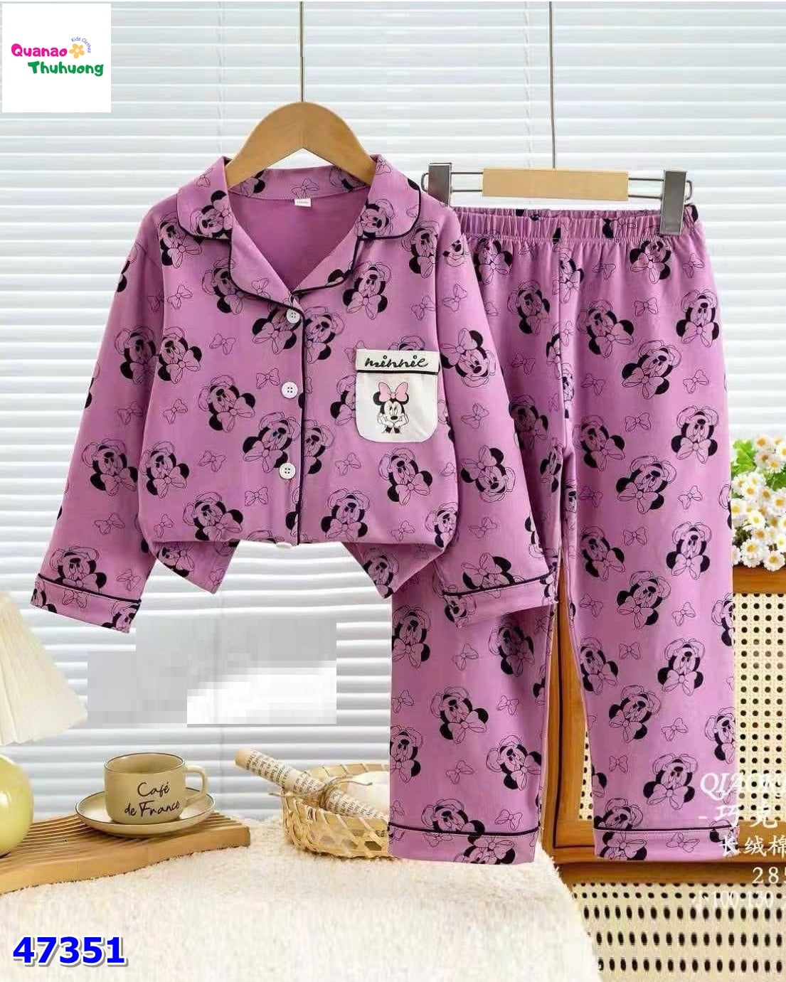 Pyjama tím Minie