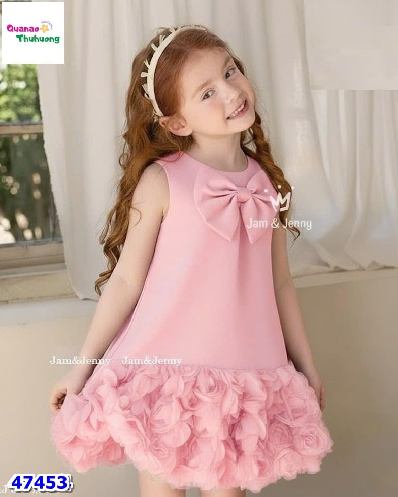 Đầm J&J hồng hoa